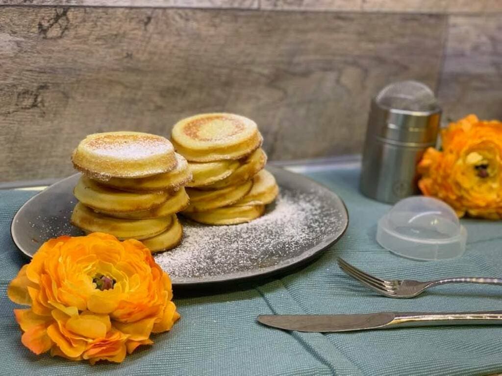 Original Amerikanische Pancakes aus der Mini Pieform