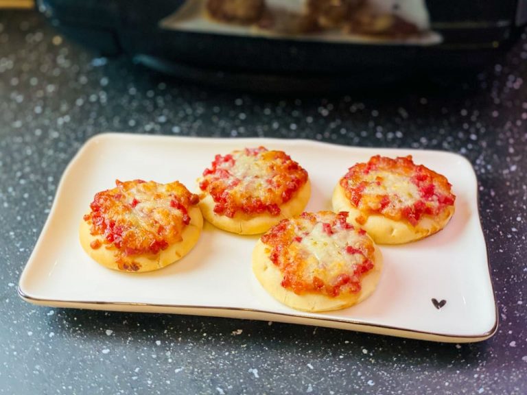 TK Piccolinis Pizza - Aus dem Air Fryer - Myfoodstory - kochen & backen