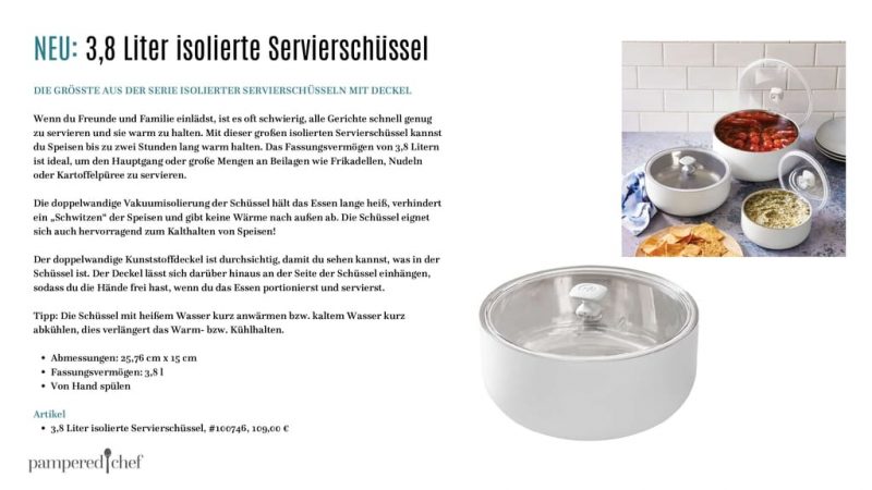 Neues bei Pampered Chef Neue Produkte Herbst 2023 page 0009