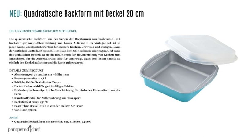 Neues bei Pampered Chef Neue Produkte Herbst 2023 page 0010