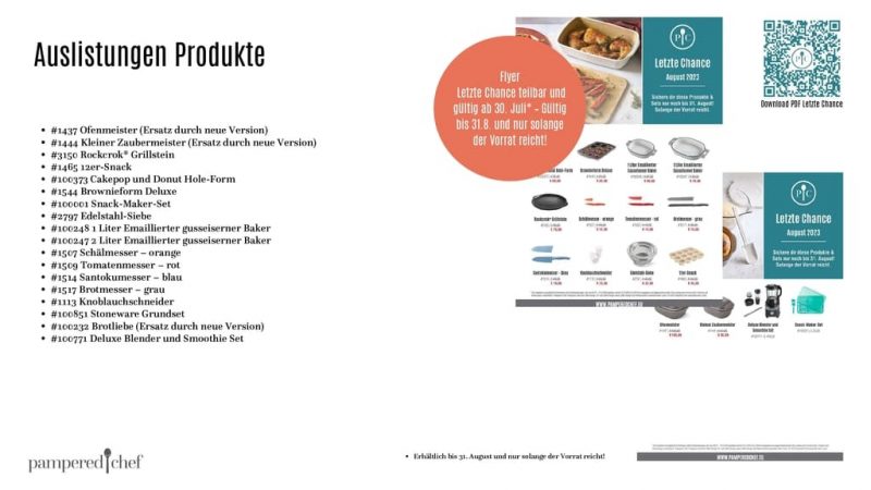 Neues bei Pampered Chef Neue Produkte Herbst 2023 page 0017