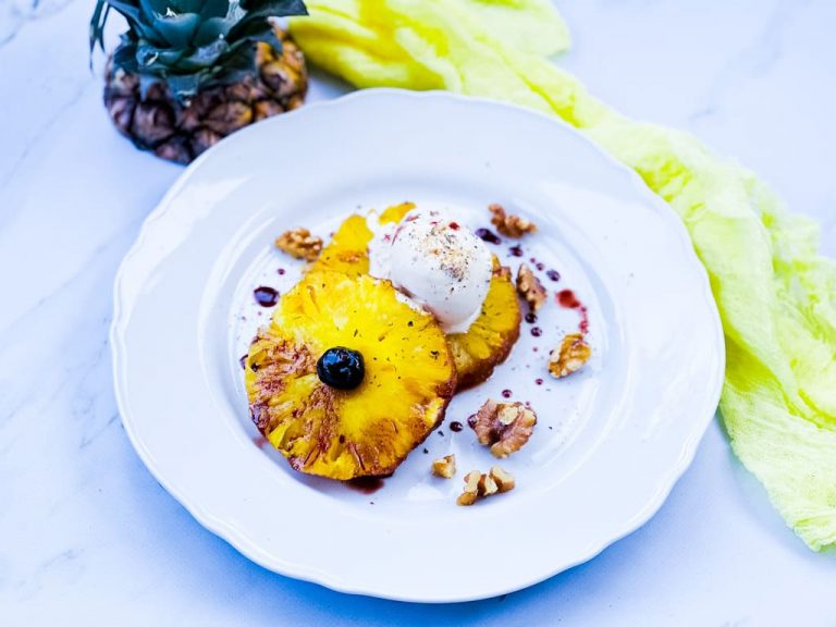 Karamellisierte Ananas aus dem Air Fryer - Myfoodstory - kochen ...