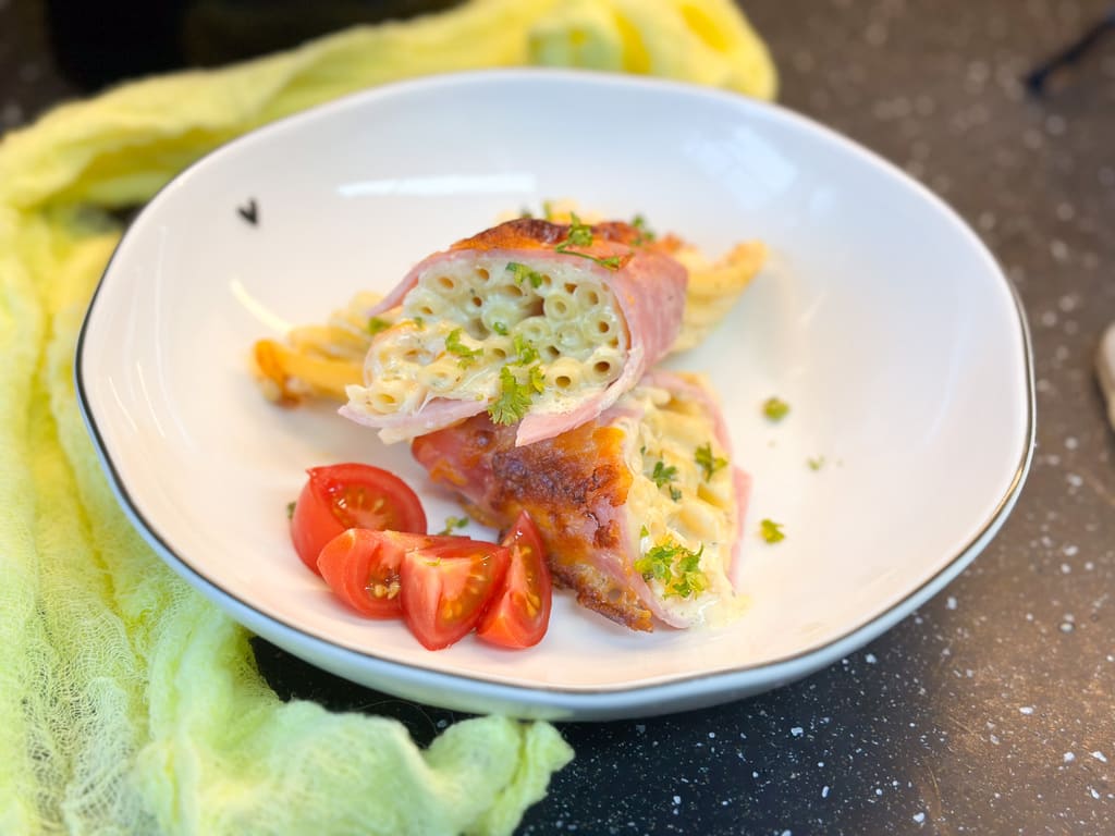 Schinken Makkaroni Roellchen