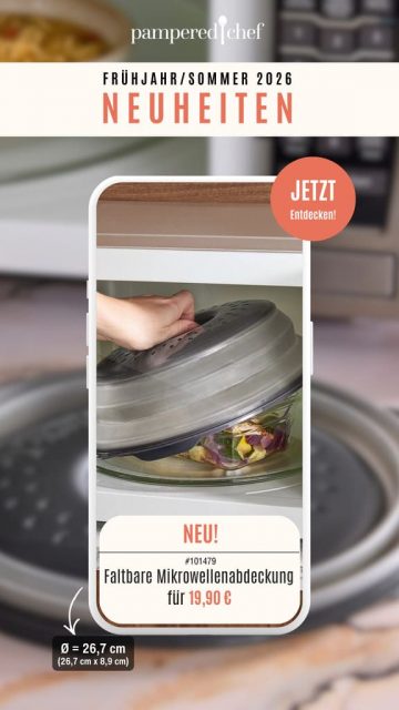 032026 Grafiken neue Produkte Faltbare Mikrowellenabdeckung 101479 DEAT RE280226