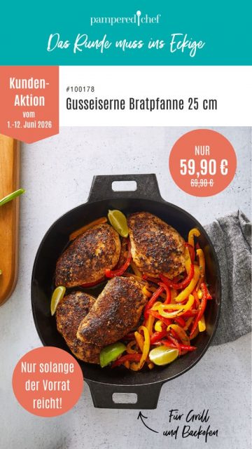 062026 Kundenaktion Gusseiserne Bratpfannen Set 25 cm DEAT RE 310526