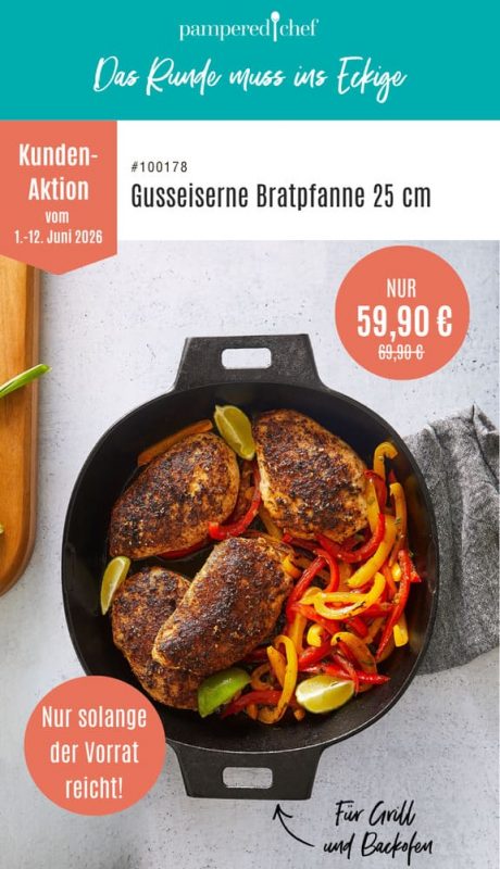 062026 Kundenaktion Gusseiserne Bratpfannen Set 25 Cm DEAT RE 310526
