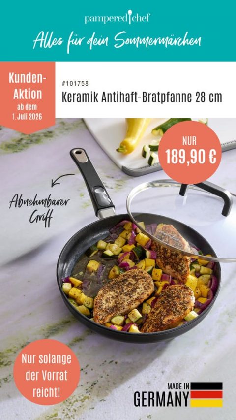 072026 Kundenaktion Runde Keramik Antihaft Bratpfanne 28cm DEAT RE 300626